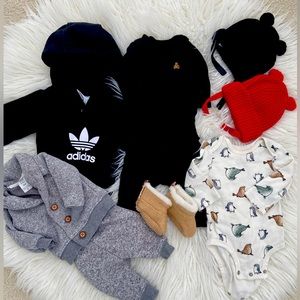 Baby Boy 0-3 Gap, Adidas, Carters Lot